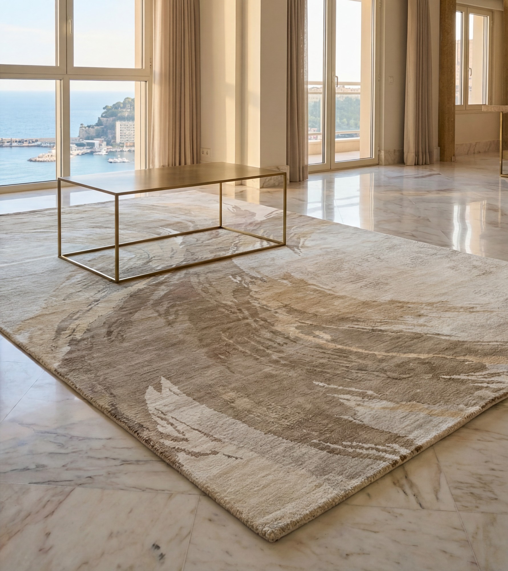 Sand Flow Teppich