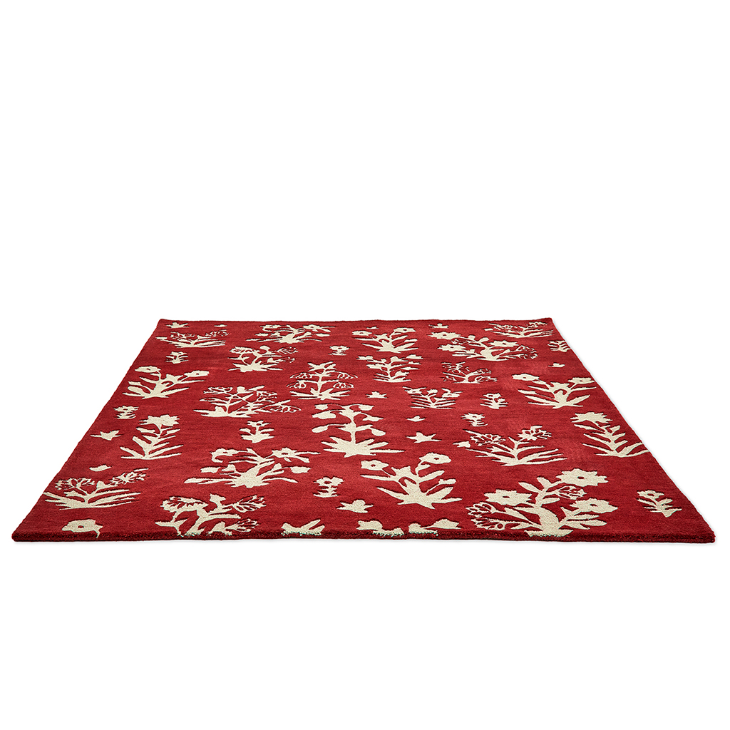 Woodland Glade Pflaumenrot 146800 Teppich | Größe: 250 x 350 cm