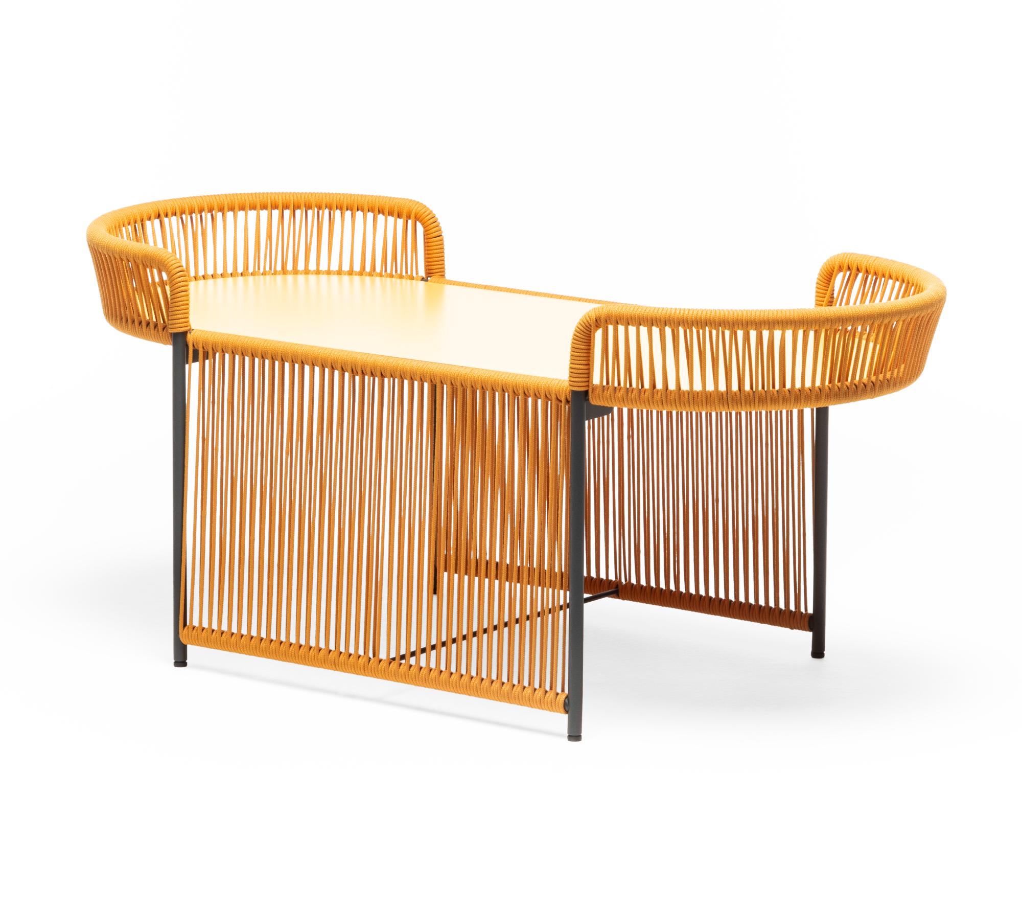 Altana OV Gelber Outdoor-Loungetisch