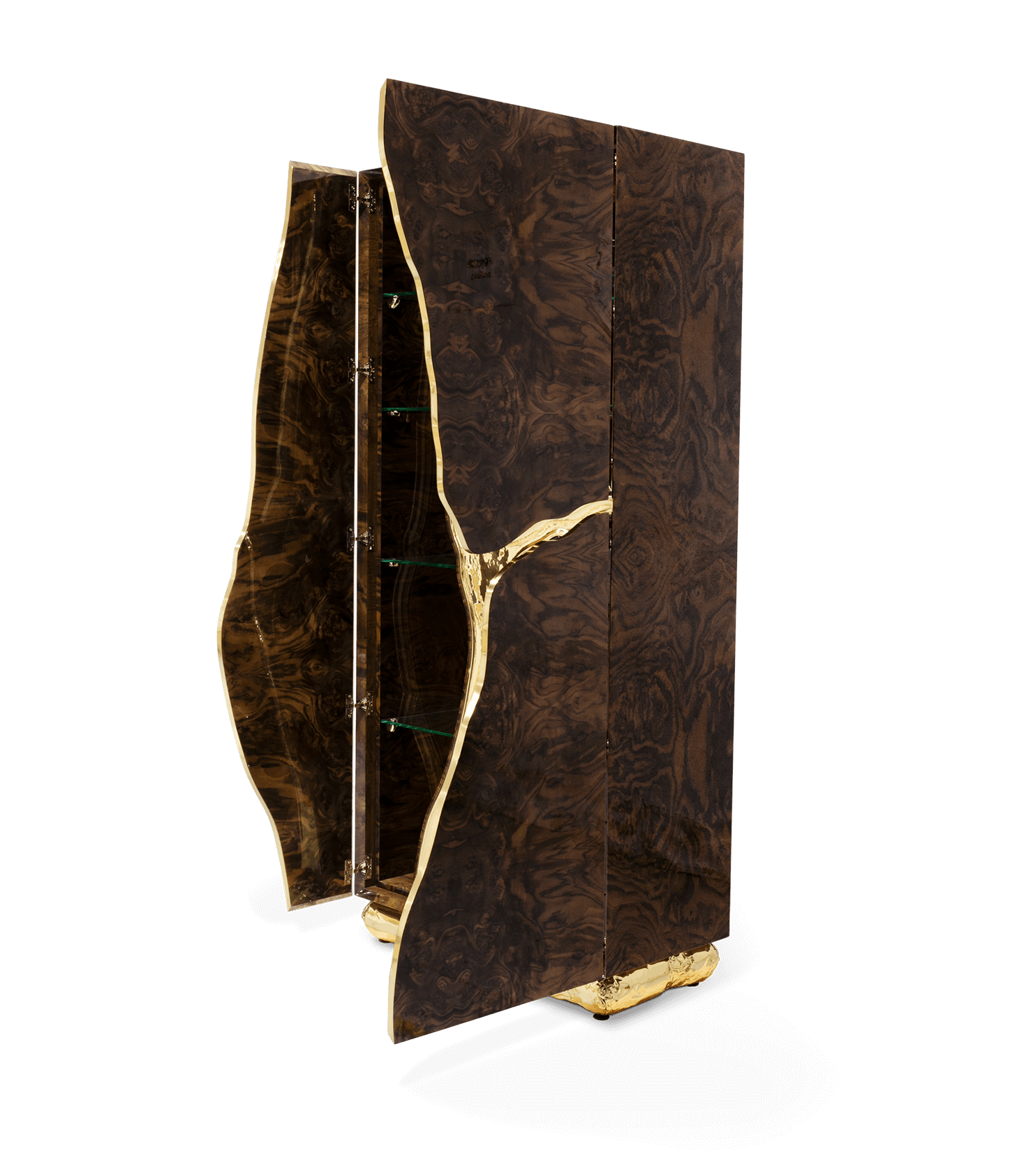 Fissure Walnuss‑Schrank