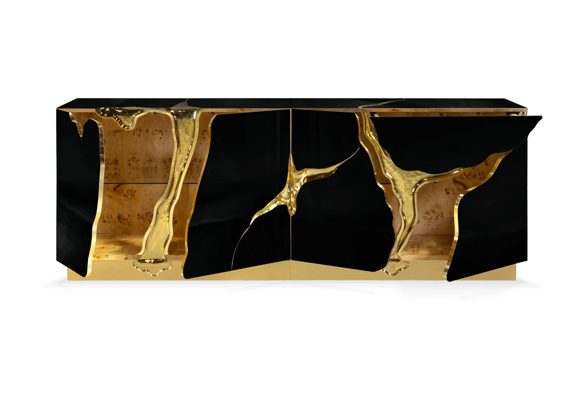 Schwarz‑Gold Elite‑Sideboard