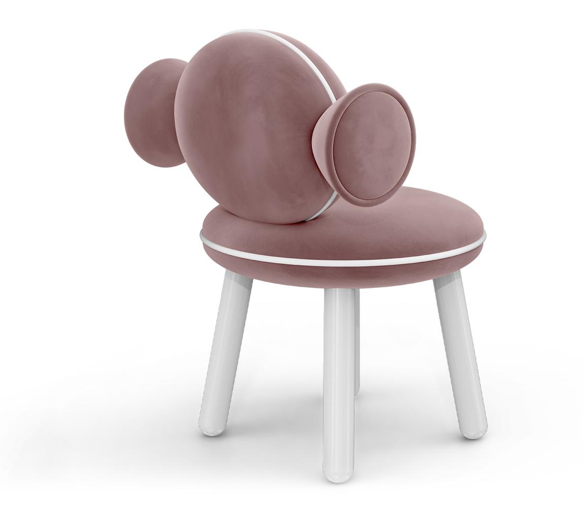Lollipop rosa Pouf‑Sessel