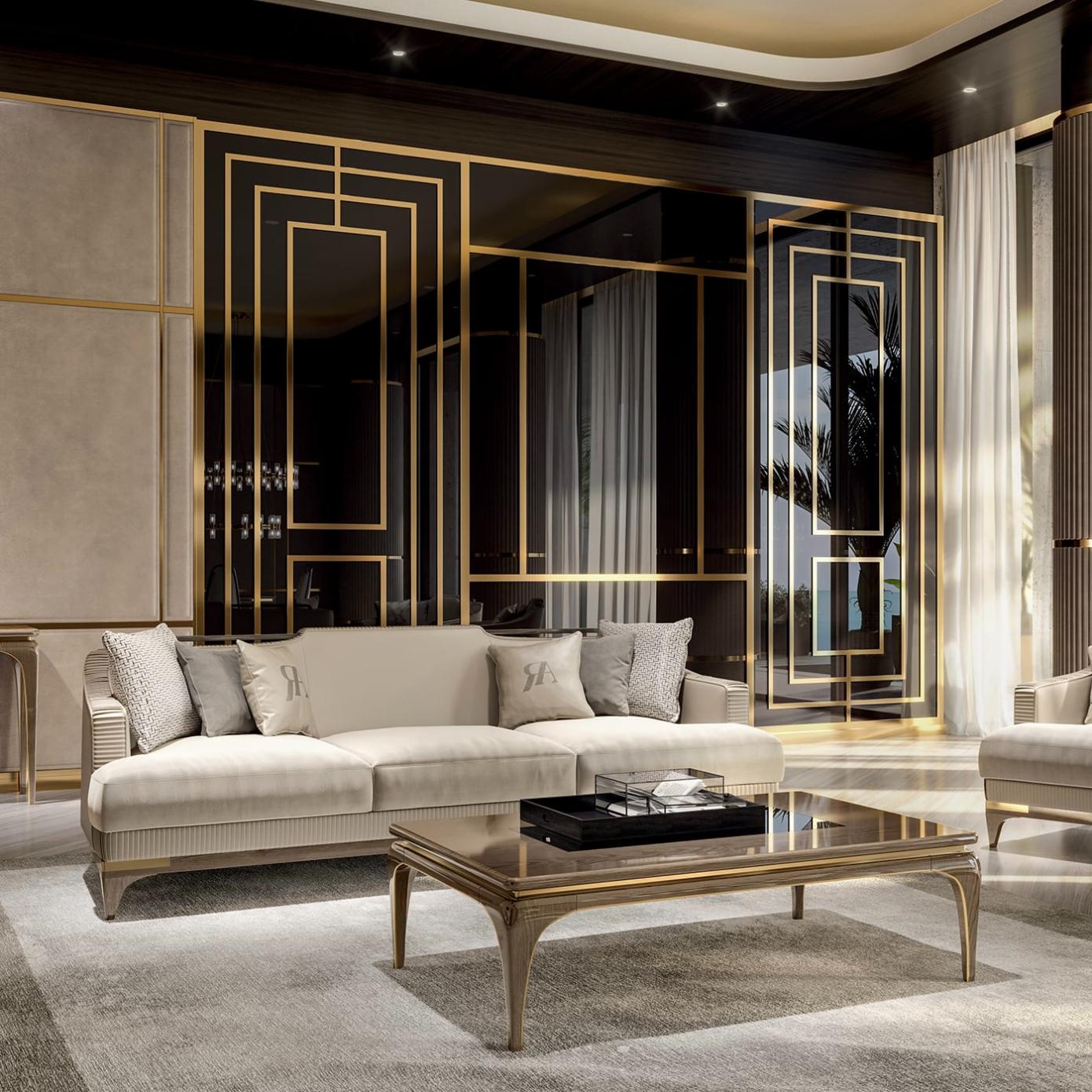 Luxuriöser Italienischer Couchtisch