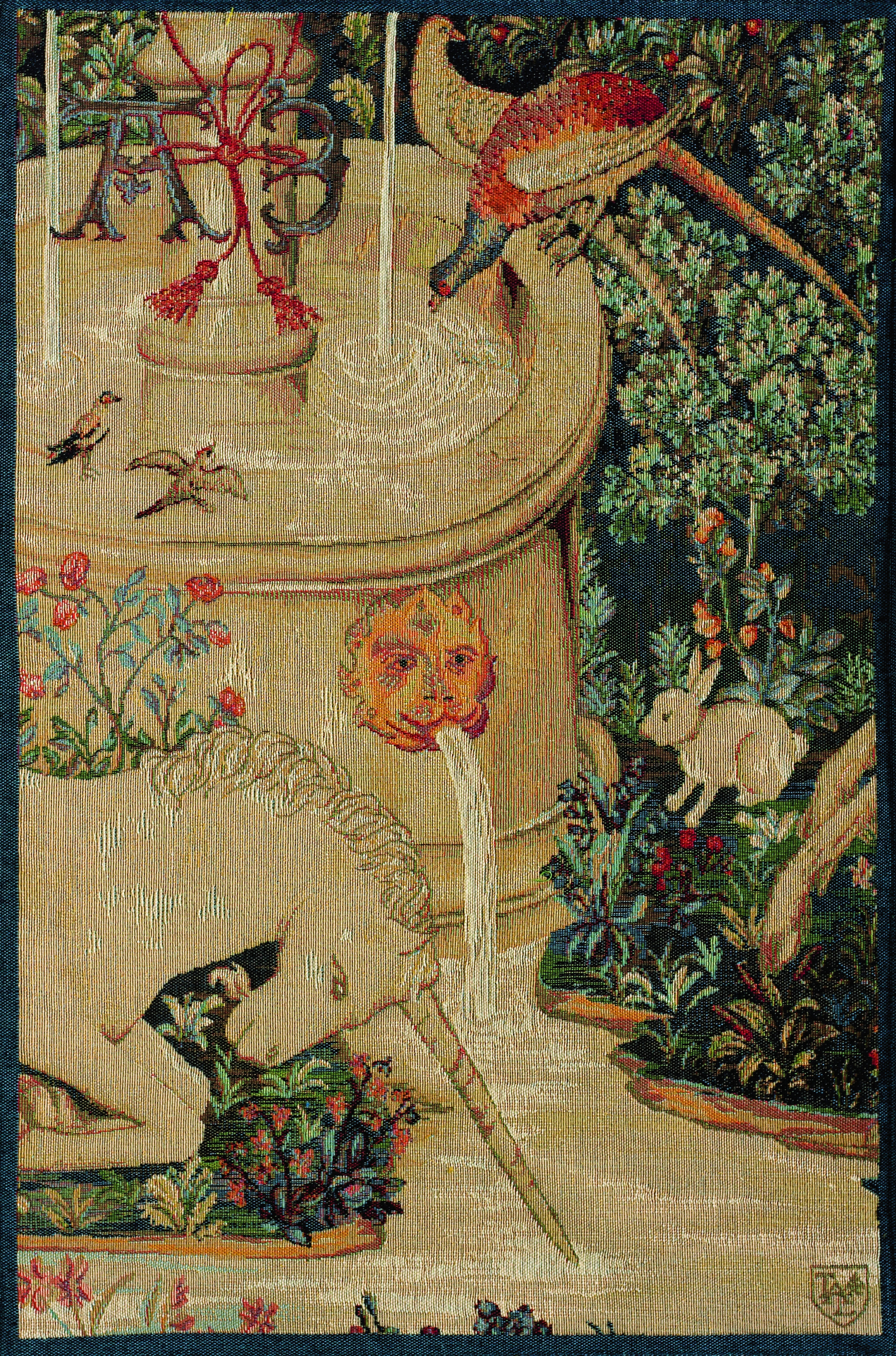 Einhornbrunnen Wandteppich