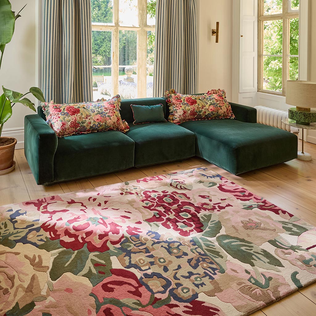 Rose & Peony Red Teppich