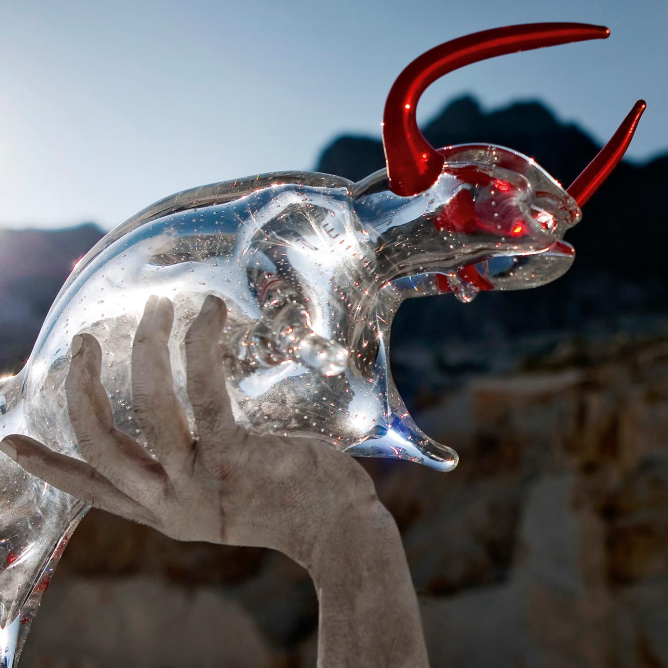 Glasbulle Figur