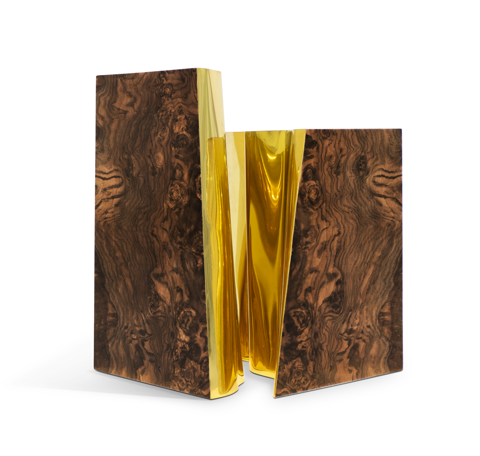 Fissure Walnuss‑Beistelltisch