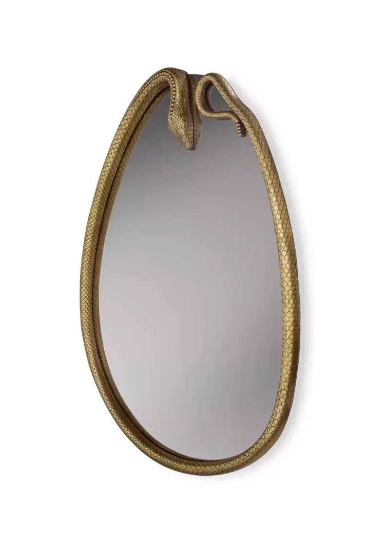 Serpentine Birnen‑Spiegel