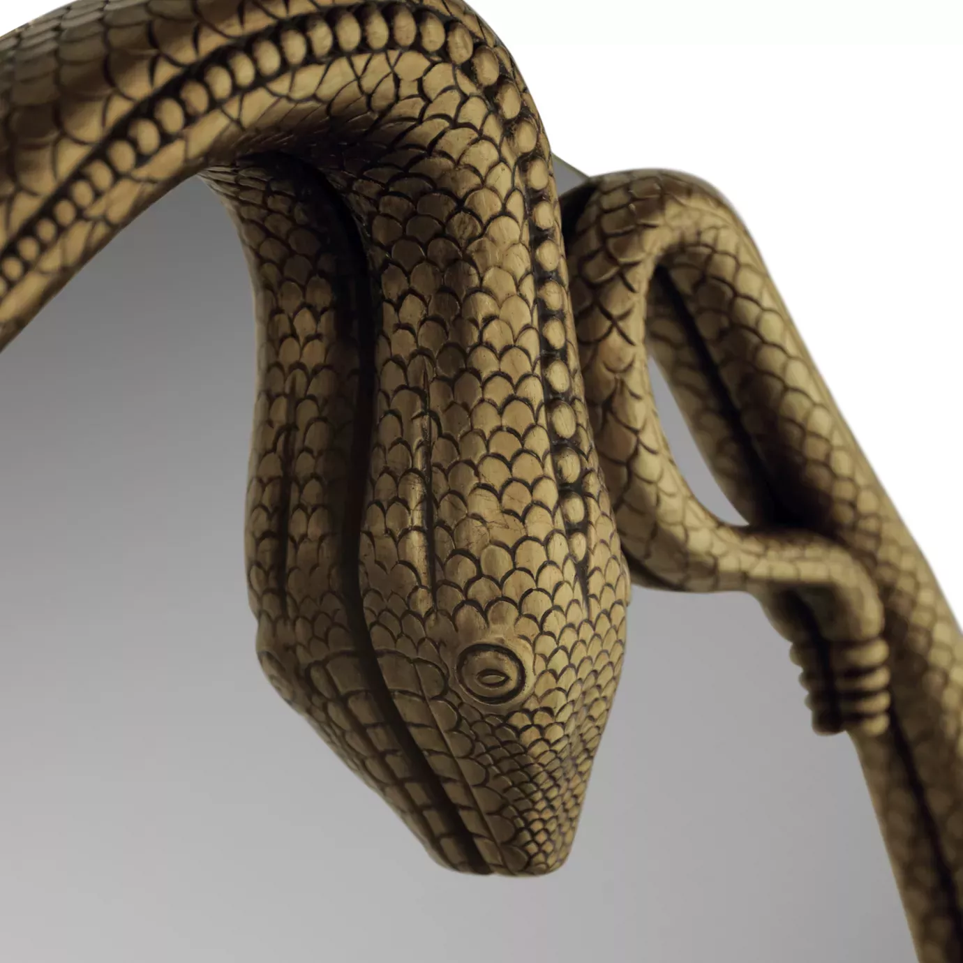 Serpentine Birnen‑Spiegel