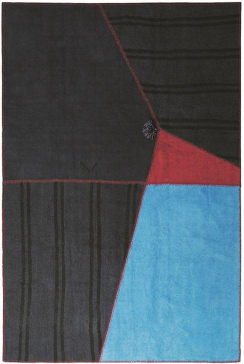 Out Of The Blue Patchwork Hemp Teppich