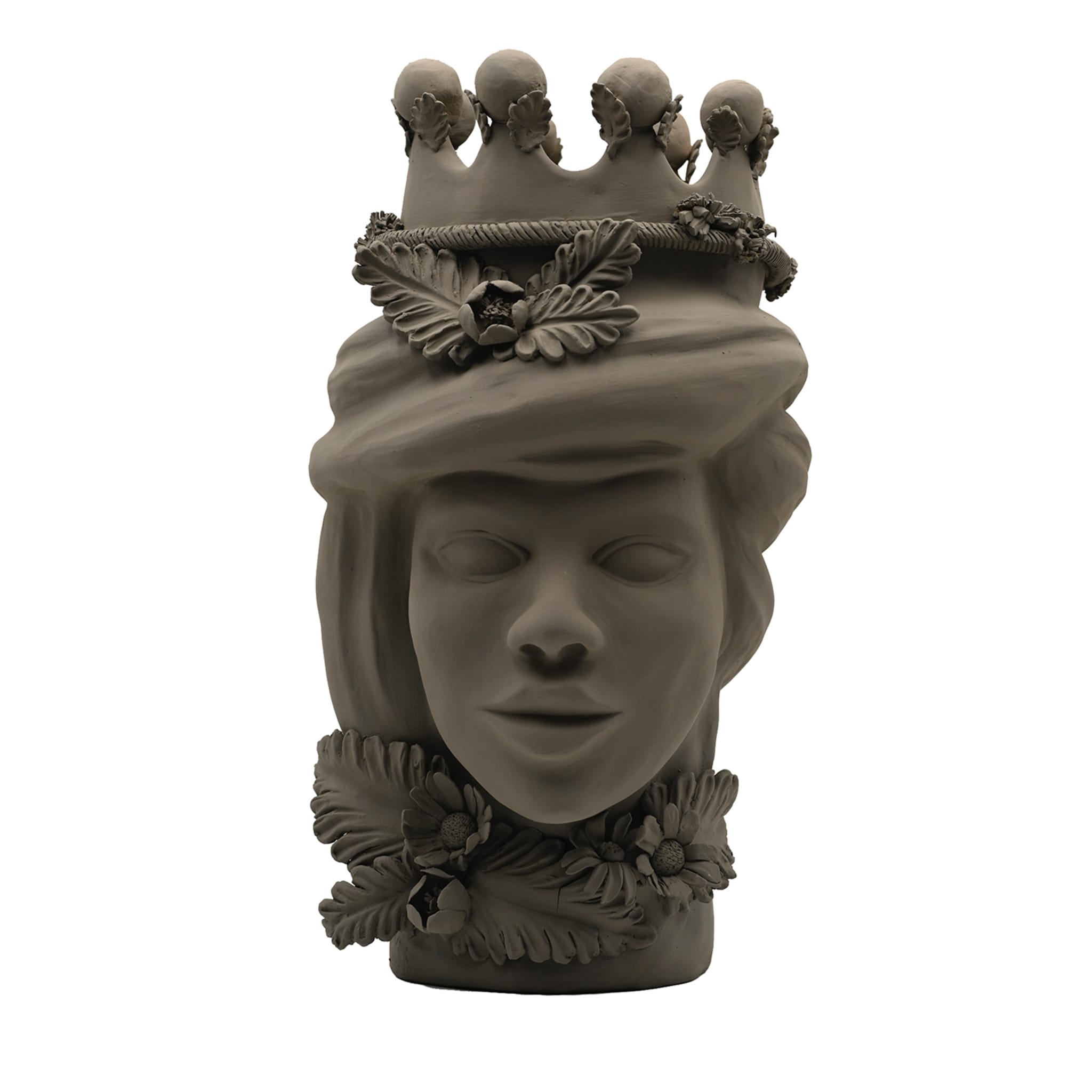 Maure‑Kopf italienische Skulptur