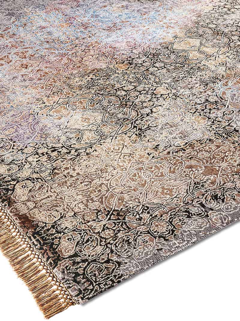 Ferahan Splash Sand Mix Teppich | Größe: 122 x 183 cm