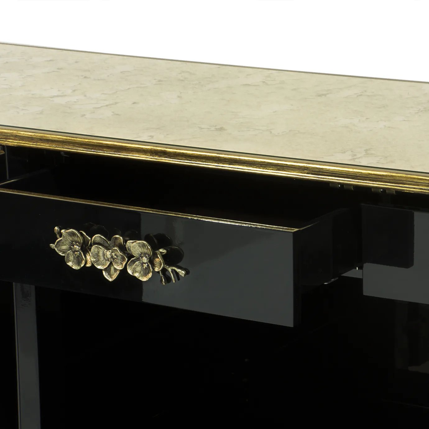 Mirage Gealterter Spiegel‑Schrank
