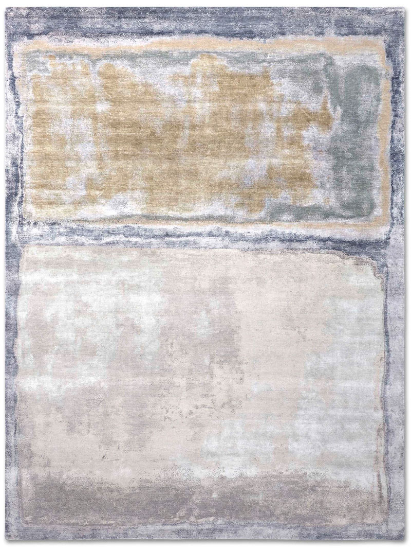 Sand Mix auf Grau Teppich