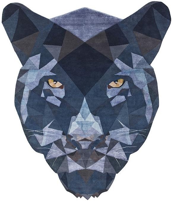 Panther Limitierte Edition Teppich | Größe: 200 x 200 cm