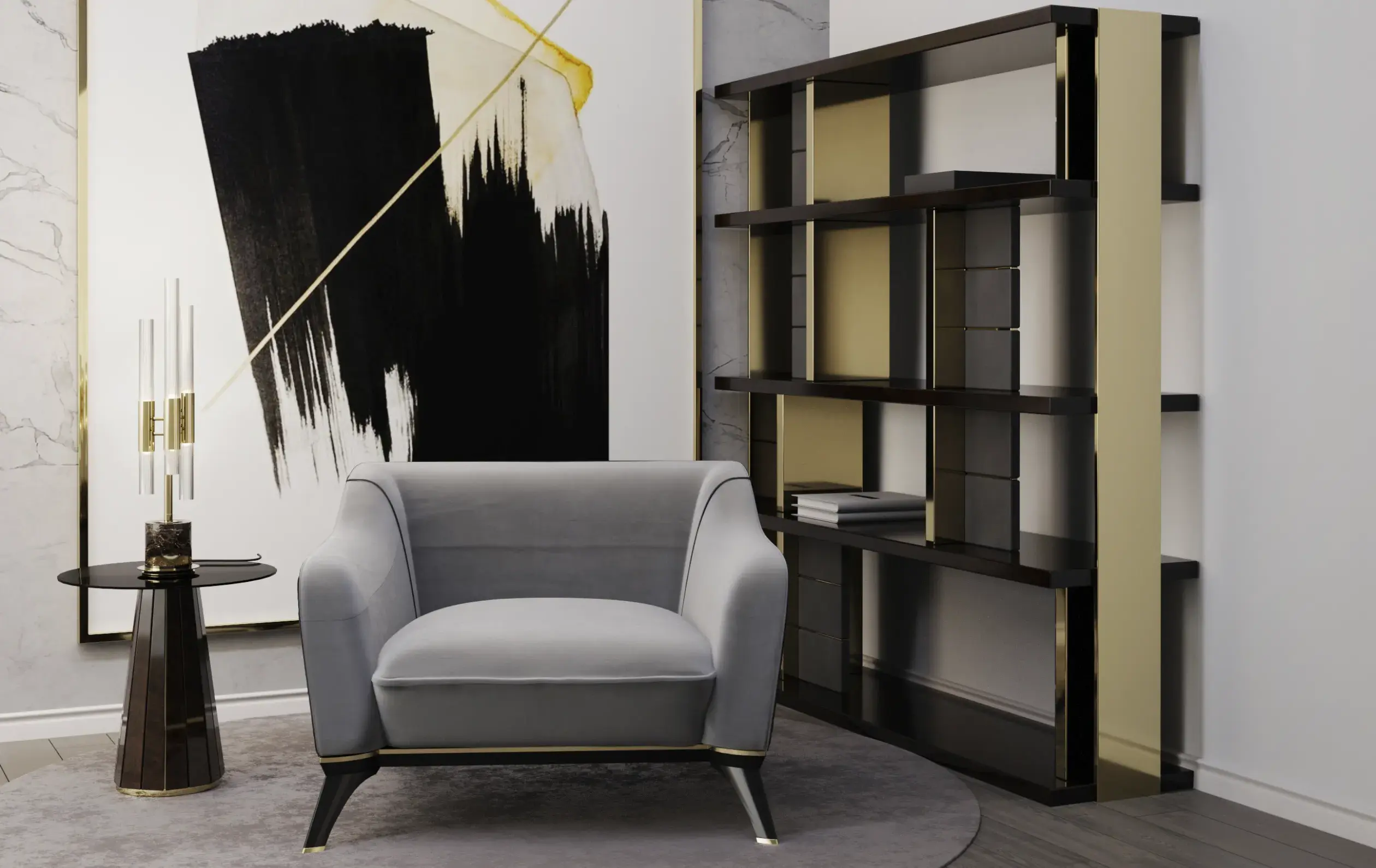 Radiance II Brauner Beistelltisch - 3