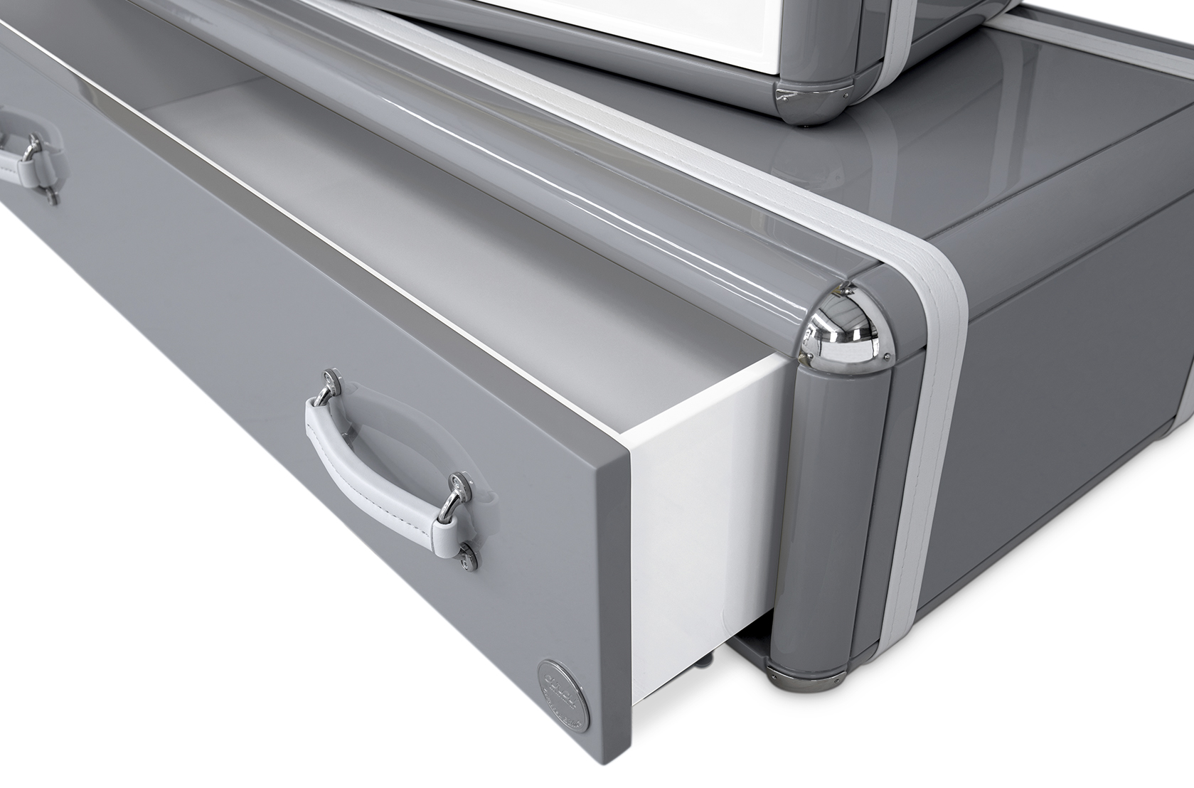 Skyline Tower graues Bücherregal