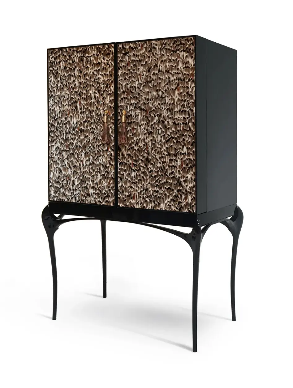 Allure Folien‑Feder‑Barschrank