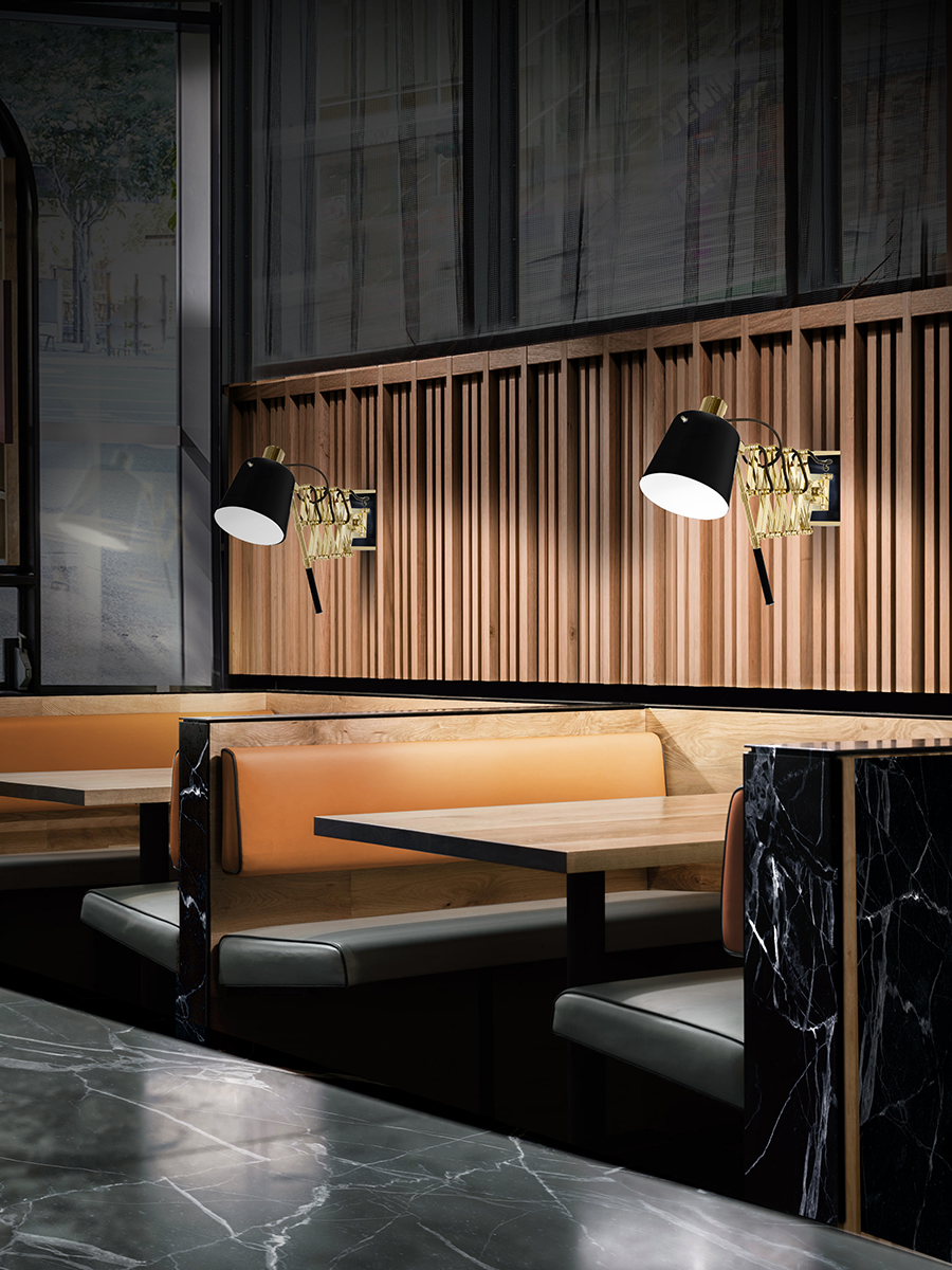 Trombonist Wandleuchte - 1