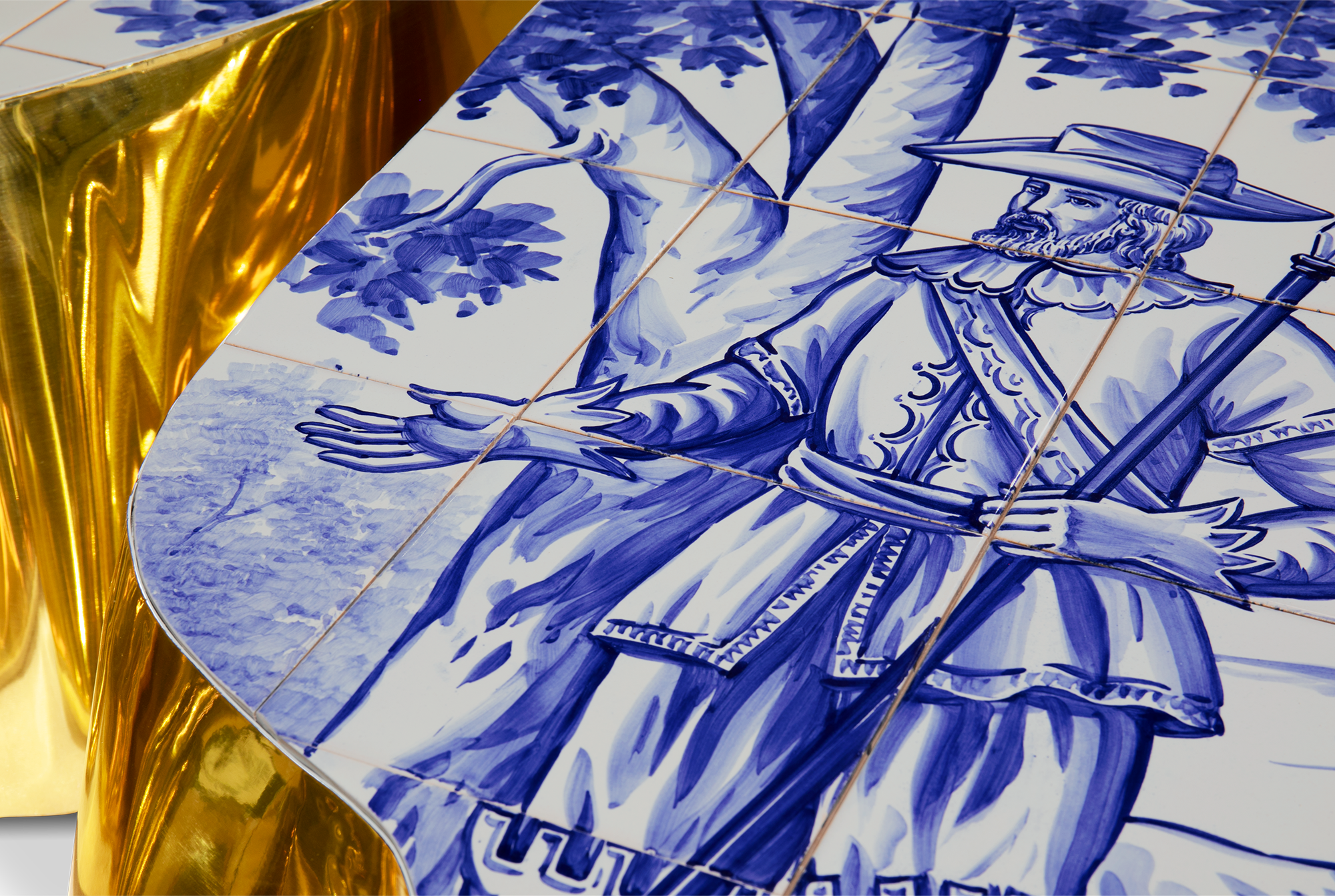 Fissure Kachel‑Couchtisch