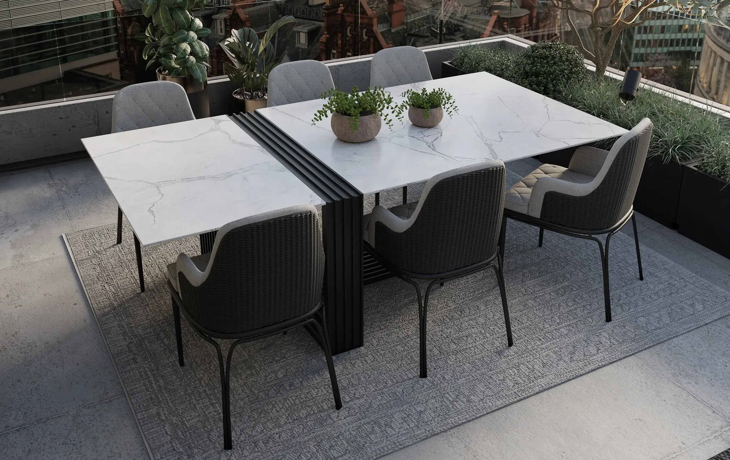Whirlwind Outdoor‑Esstisch - 4