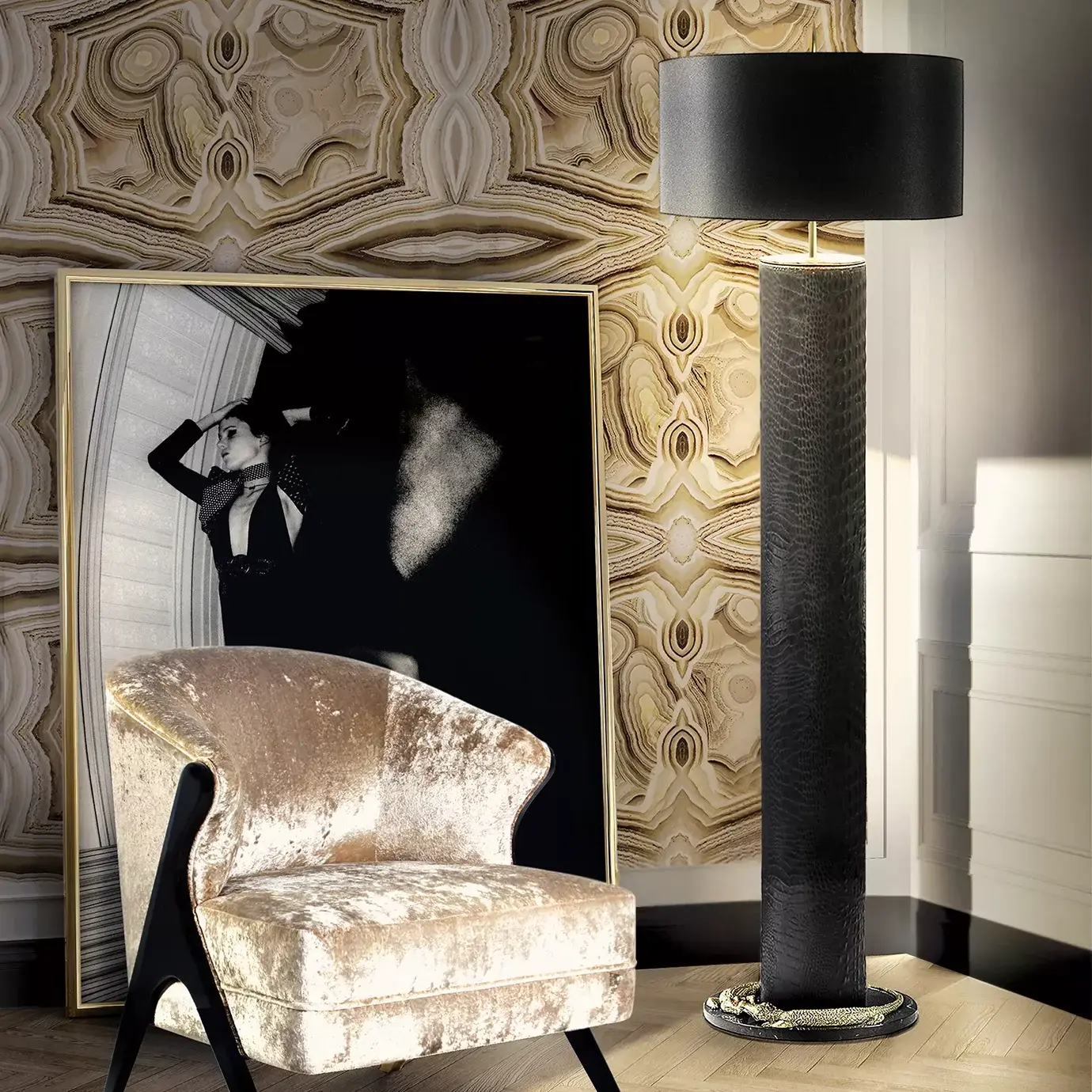 Reptilia Stehlampe