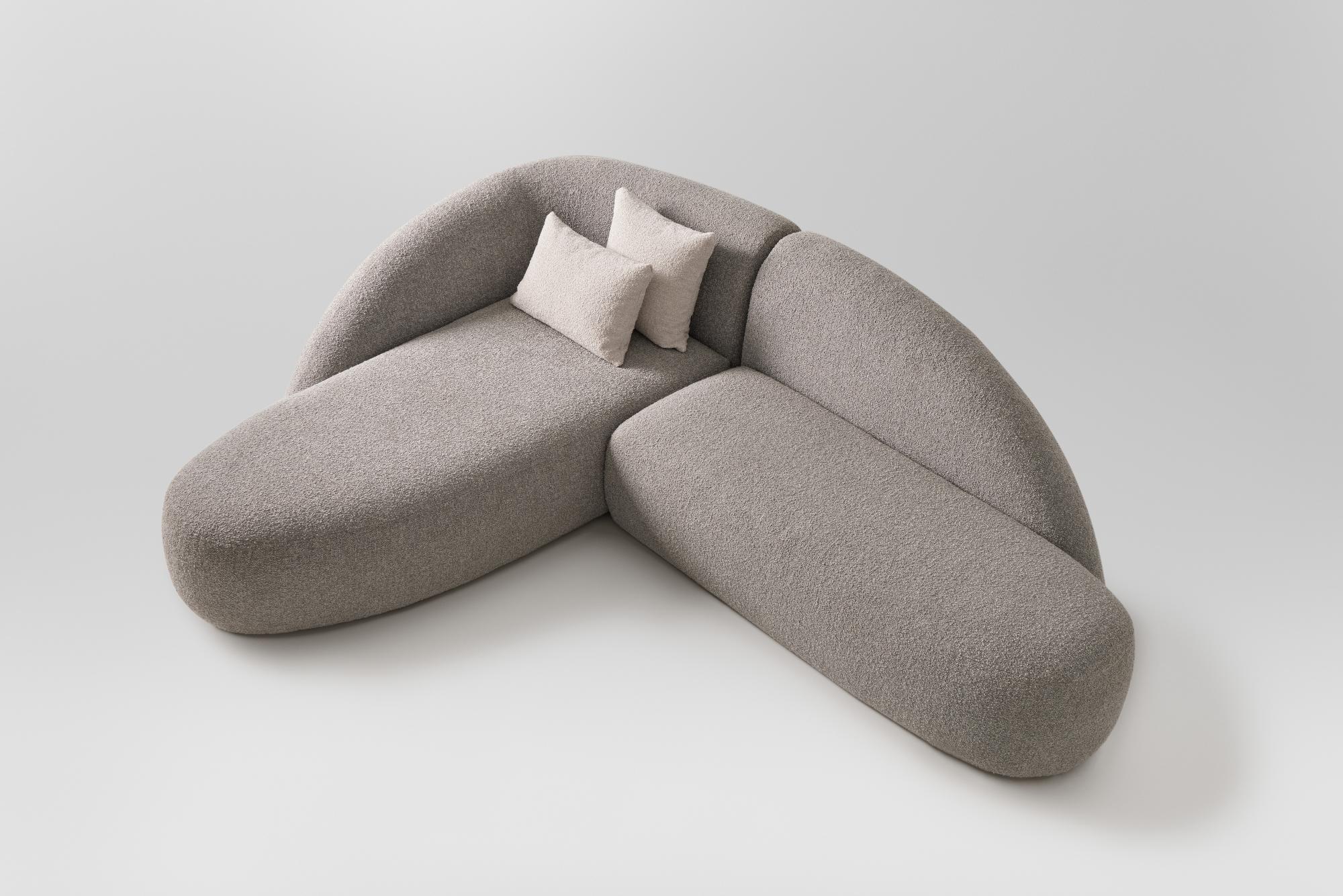 Beluga Graues Sofa