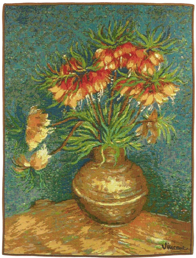 Lilienstrauß nach Van Gogh Wandteppich