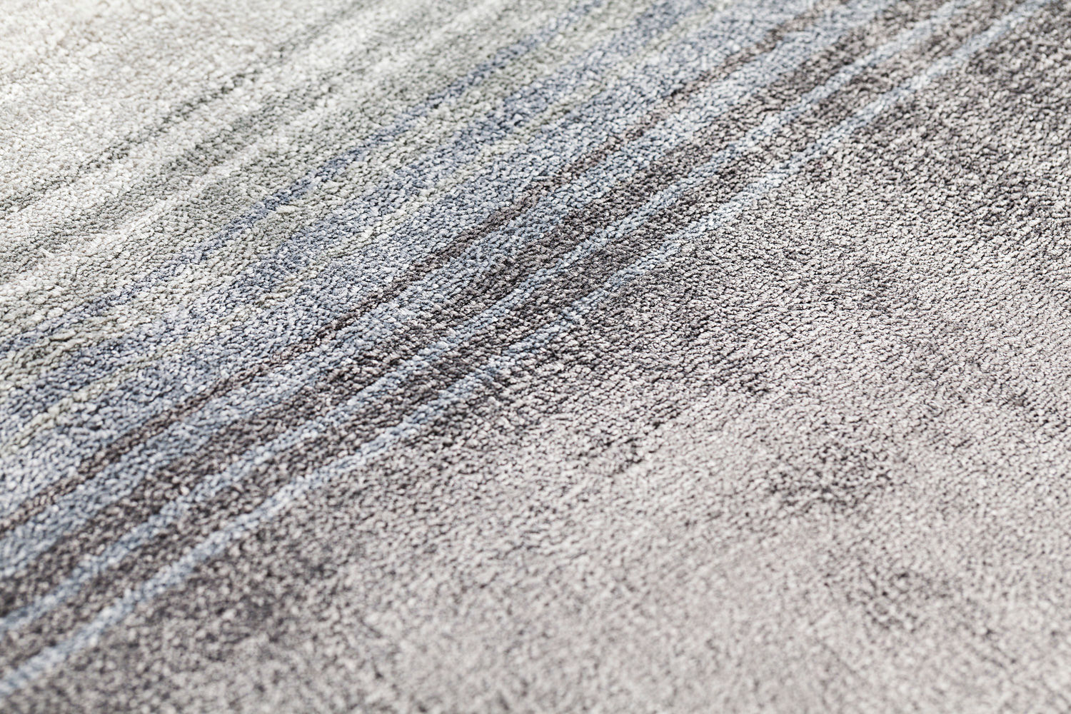 Stein Handgewebter Viskoseteppich | Größe: 200 x 300 cm