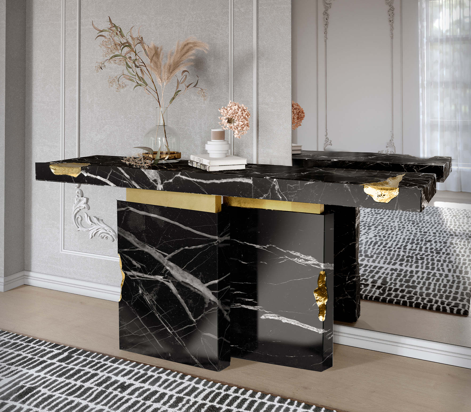 Dominion Nero Marquina Konsole