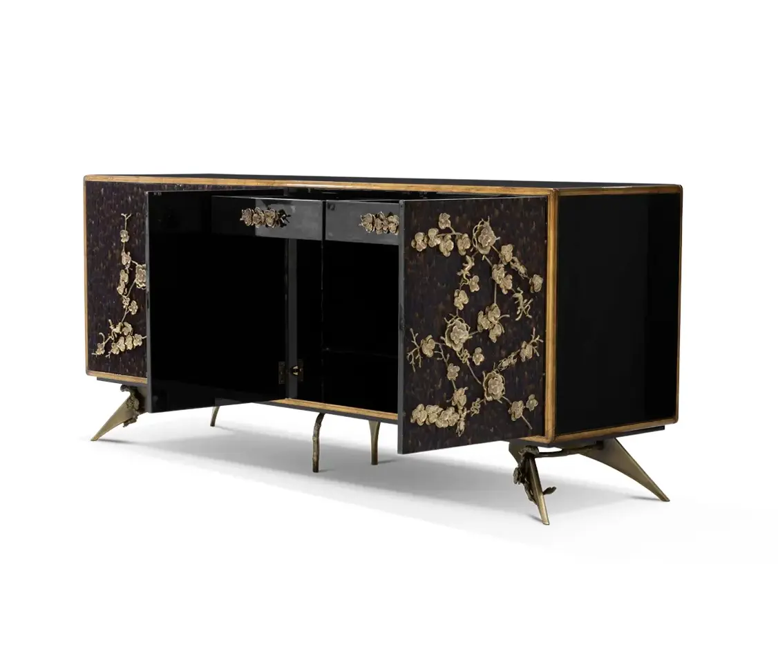 Mirage Purpurne Feder‑Schrank