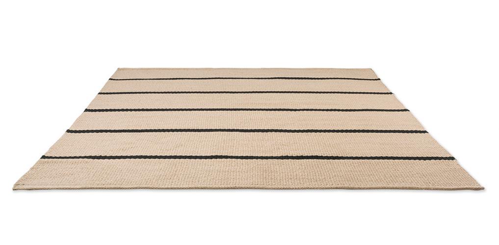 Deck Kohle Schwarz Outdoor 496805 Teppich | Größe: 140 x 200 cm