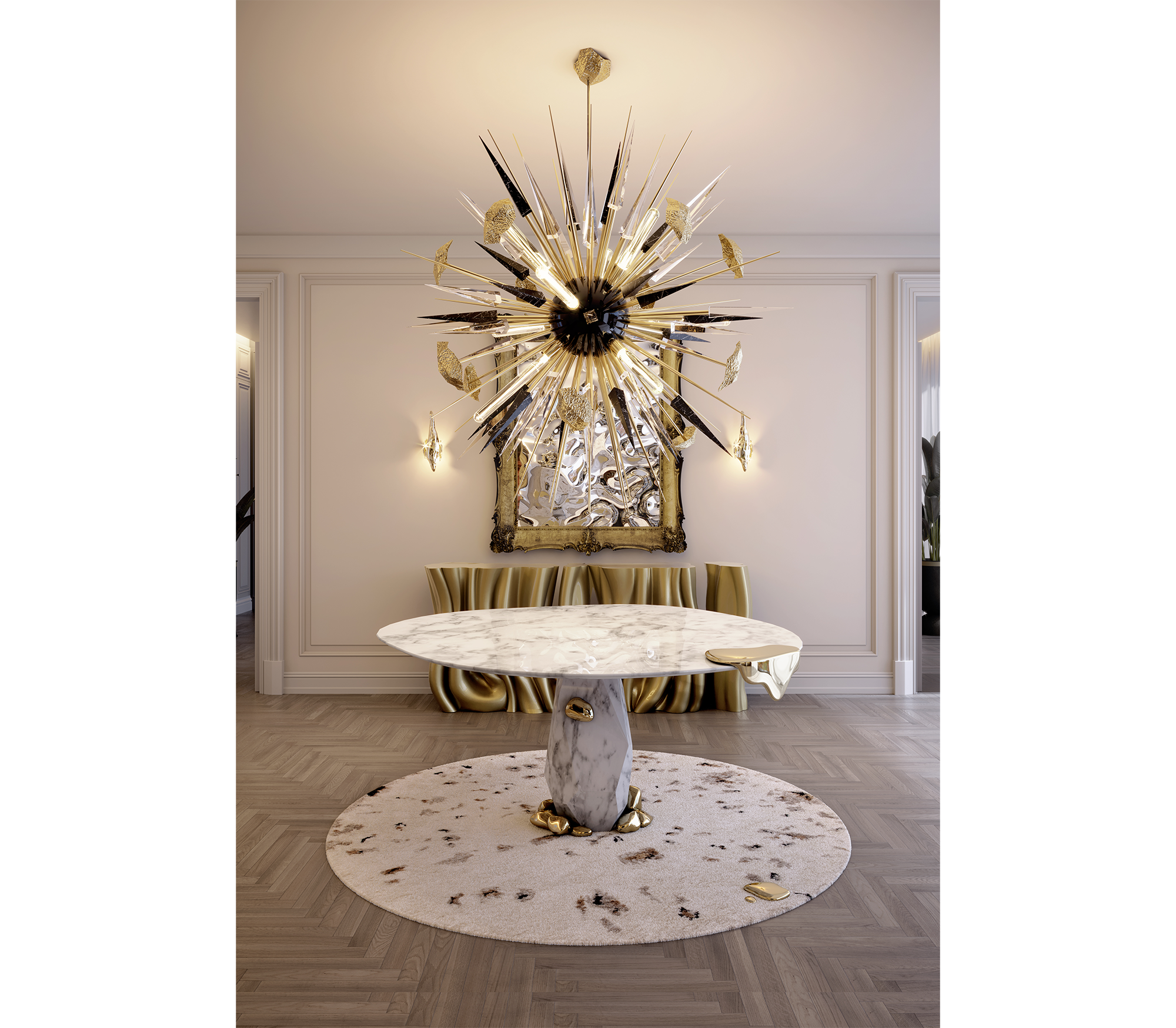 Luxury Diamond Esstisch