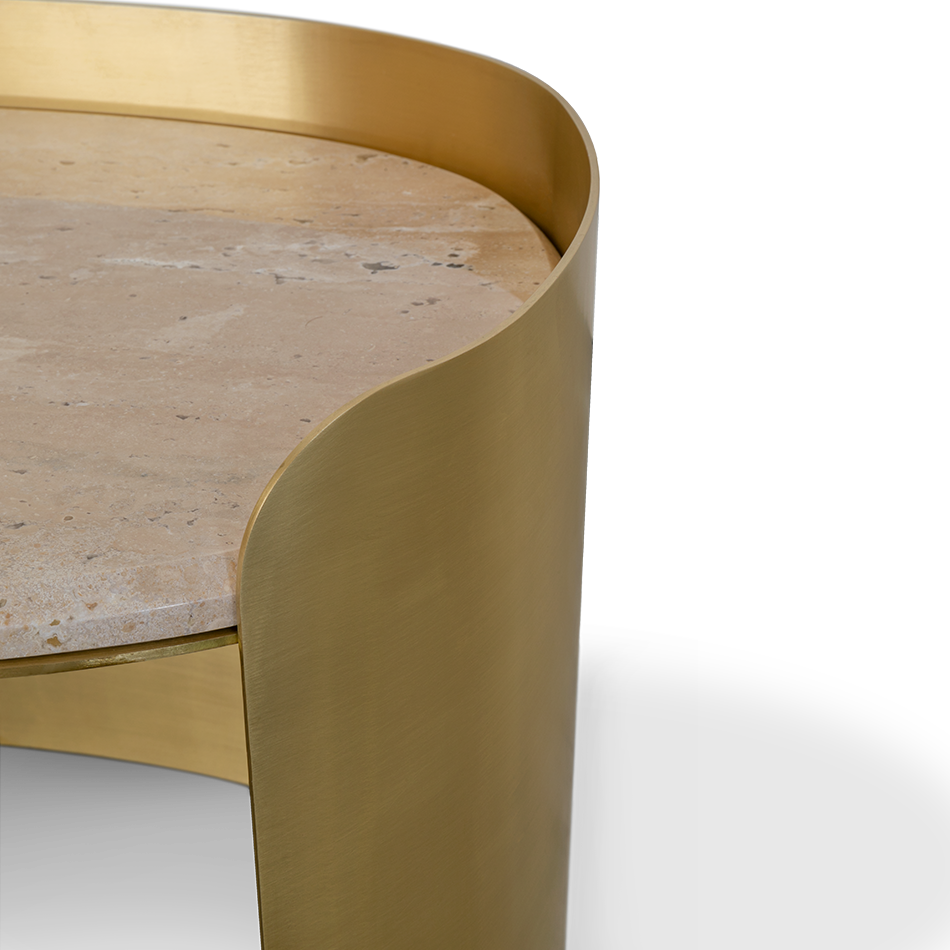 Franklin Scott Ovaler Beistelltisch