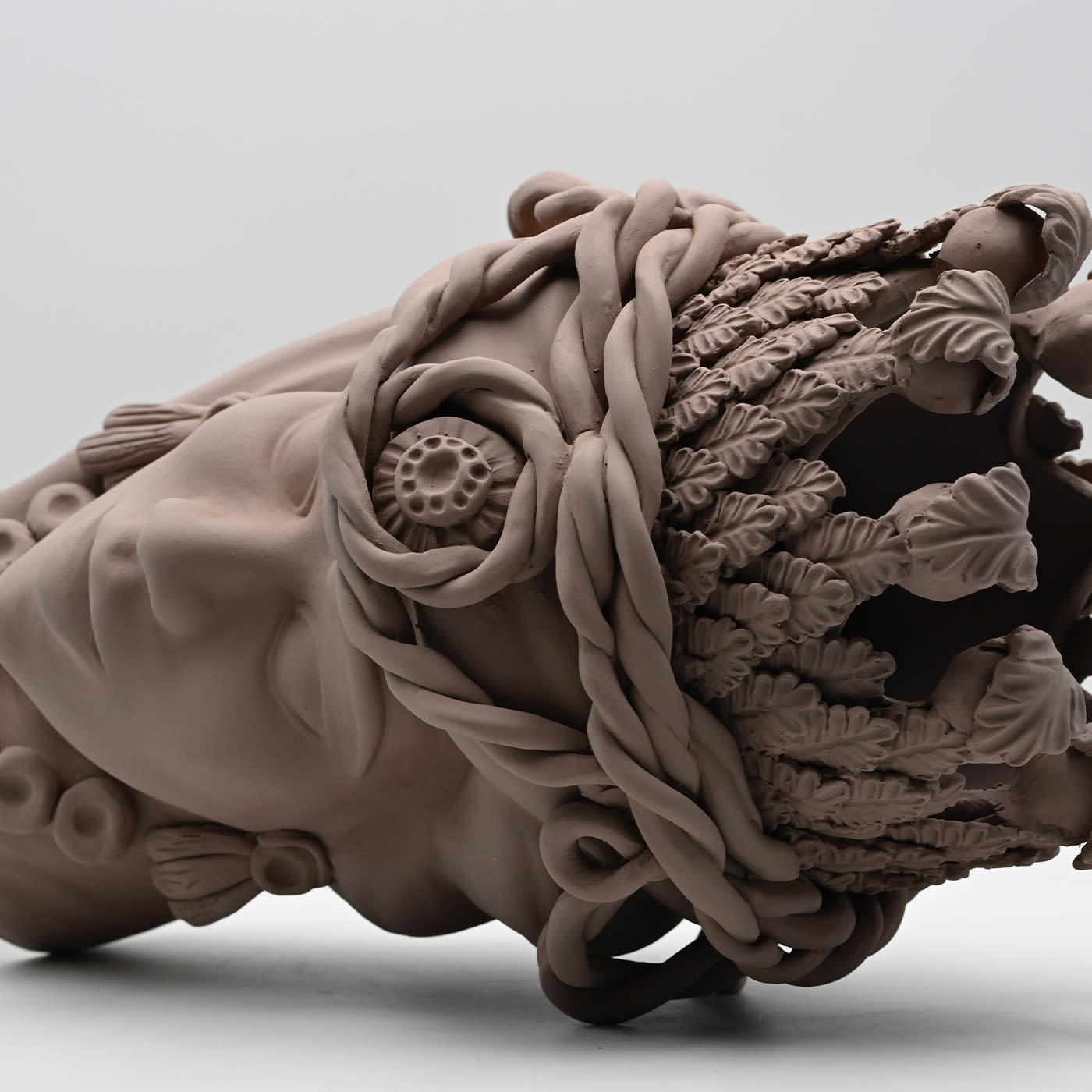 Maure‑Kopf Sand‑Skulptur