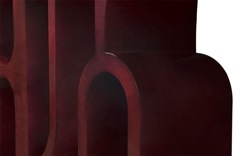 Hochglanz-Roter Premium-Konsolentisch