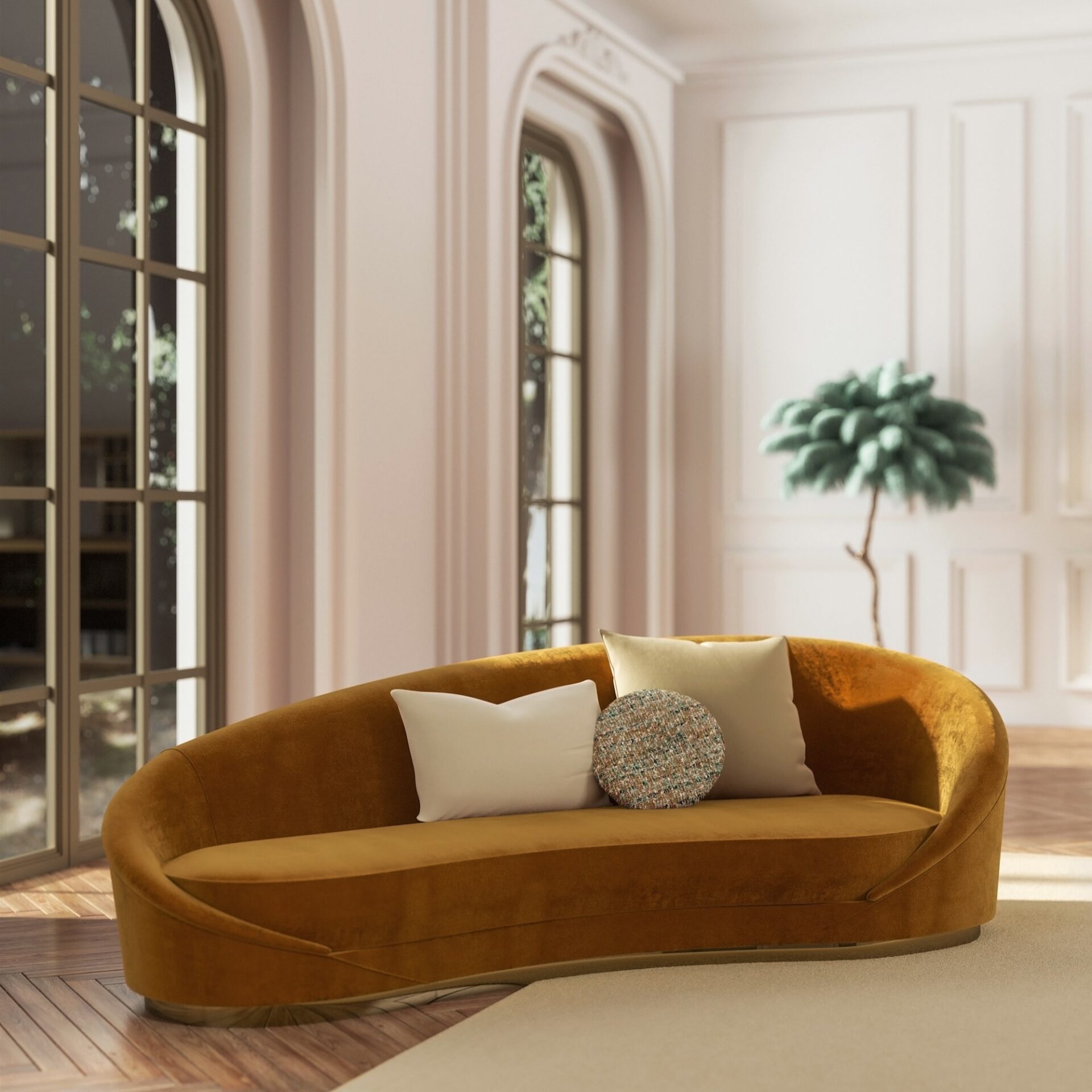 Wavy Geschwungenes Sofa
