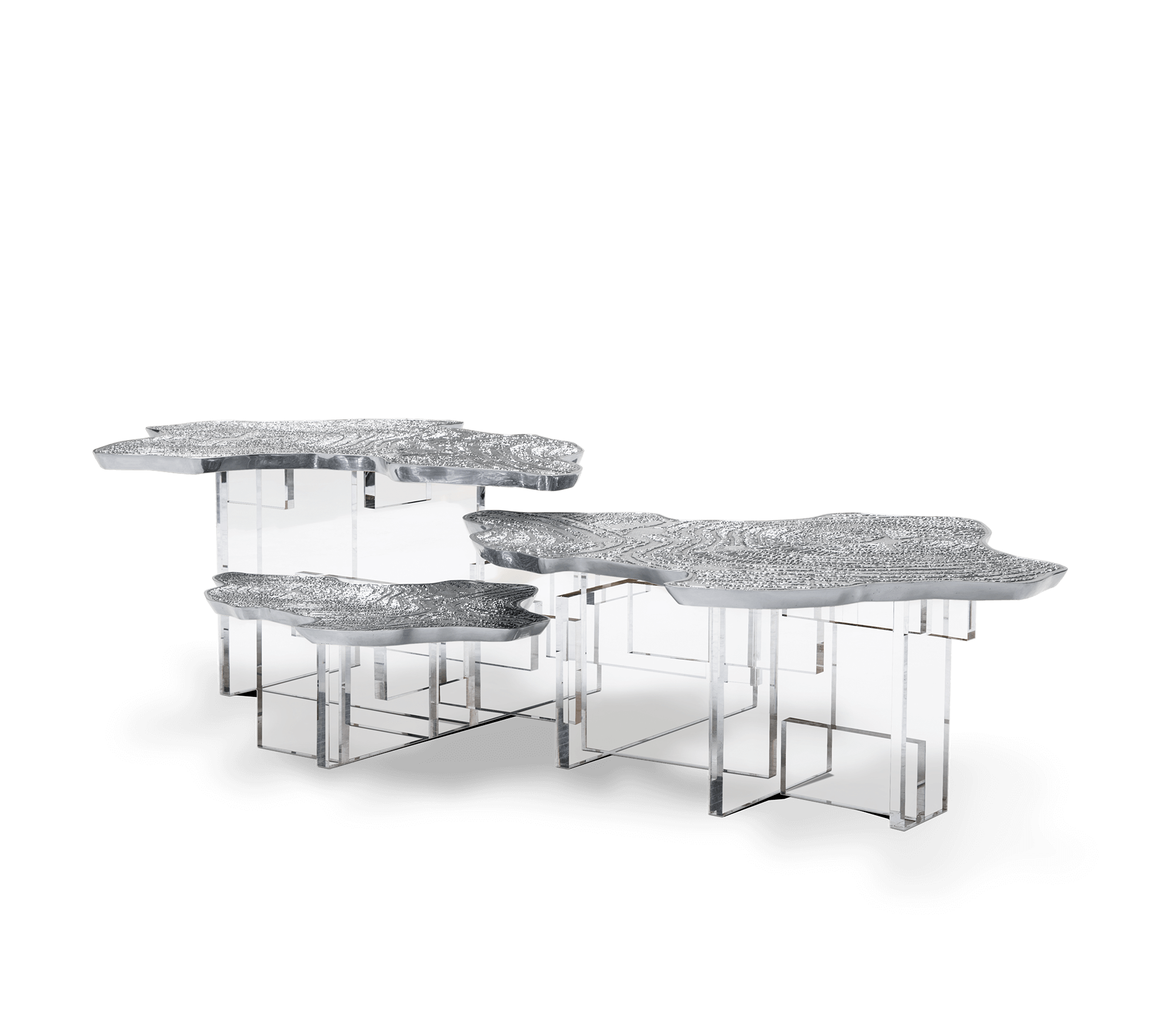 Aurora Silber Couchtisch