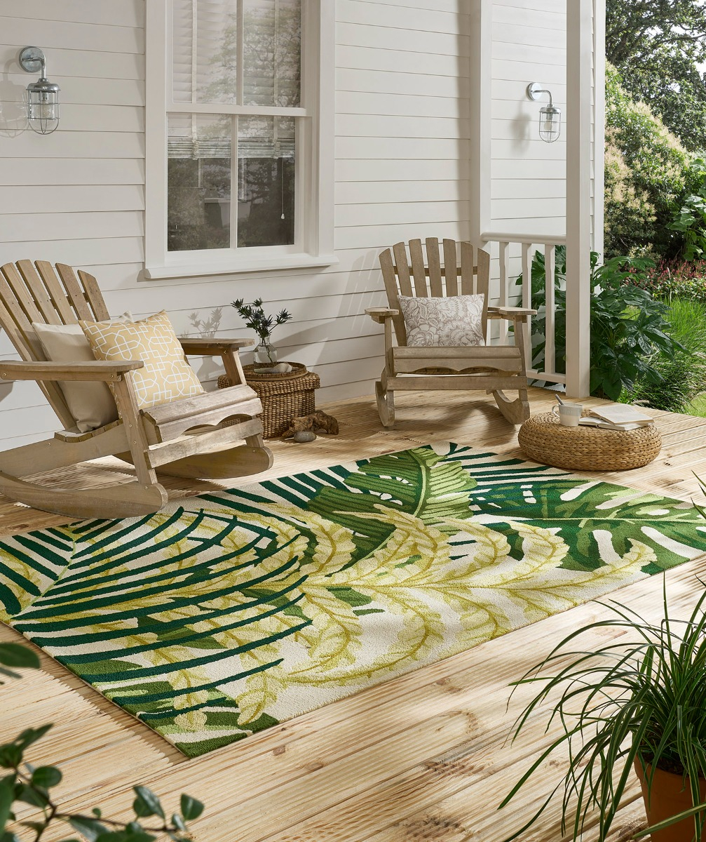 Manila Artichoke outdoor 446407 Teppich | Größe: 140 x 200 cm
