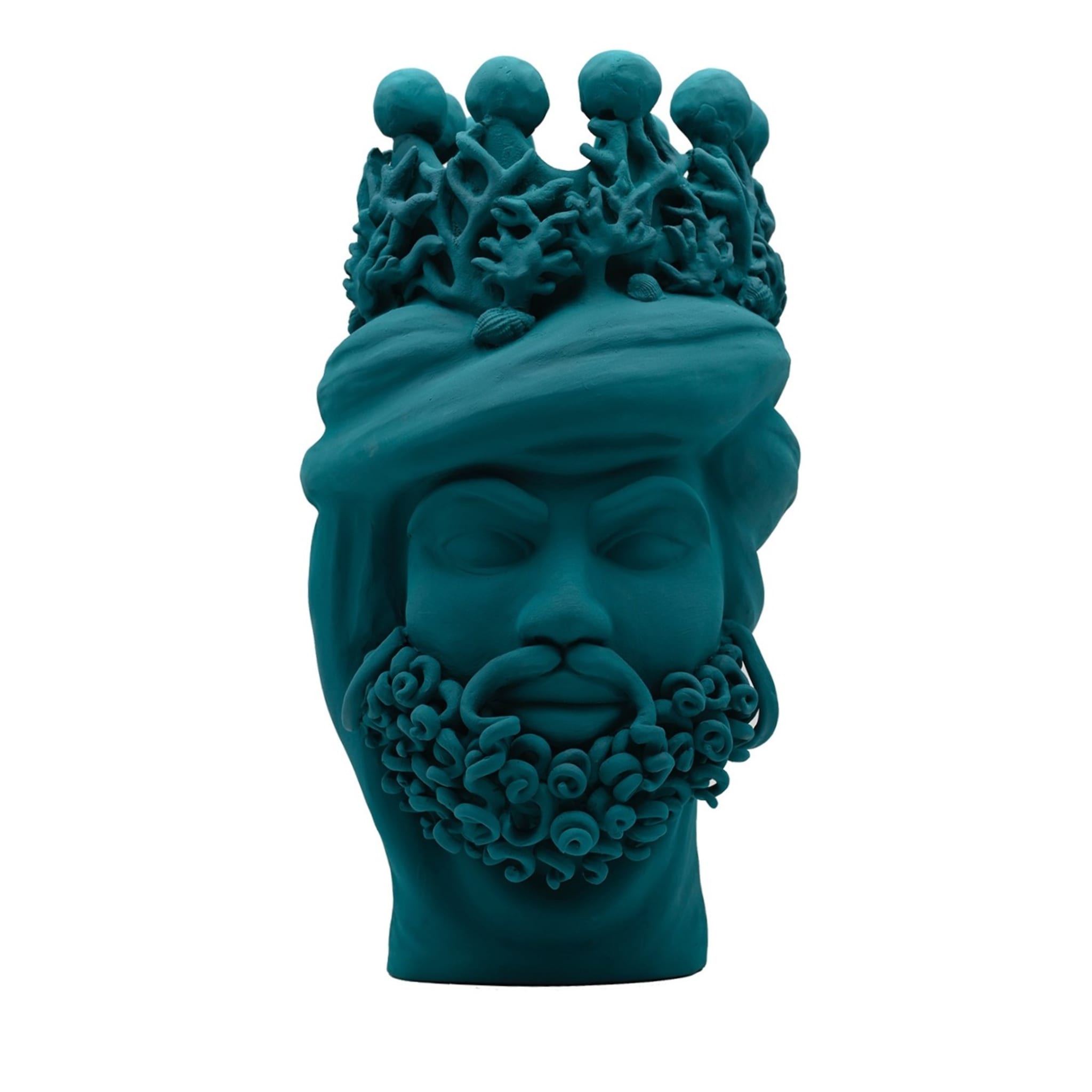 Maure‑Kopf einzigartige Skulptur