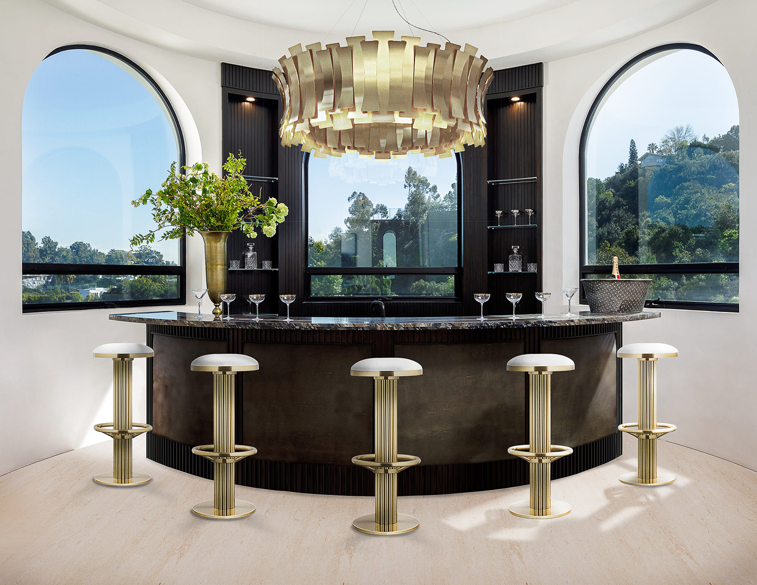 Elegante runde Pendelleuchte - 2