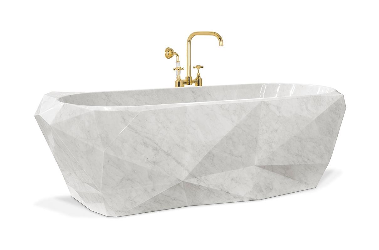 Edelsteinmarmor Badewanne