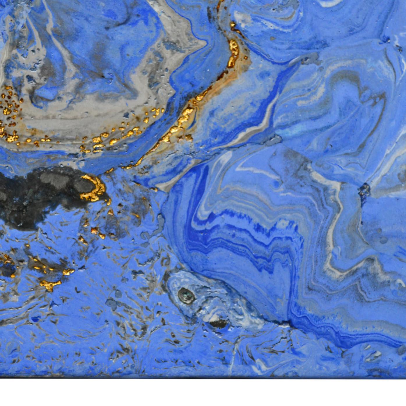 Ultramarine Blauer Beistelltisch