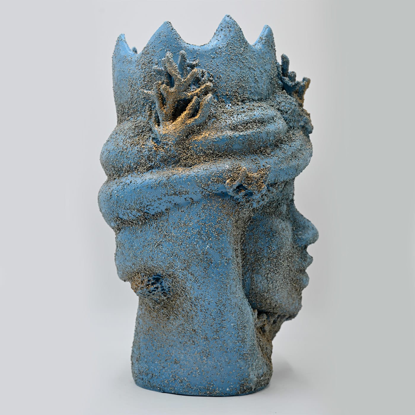 Maure‑Kopf Skulptur