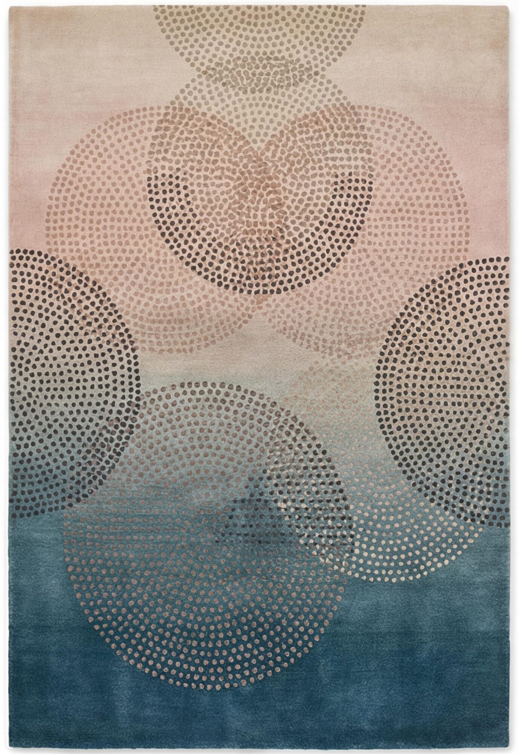 Misty Circles Teppich