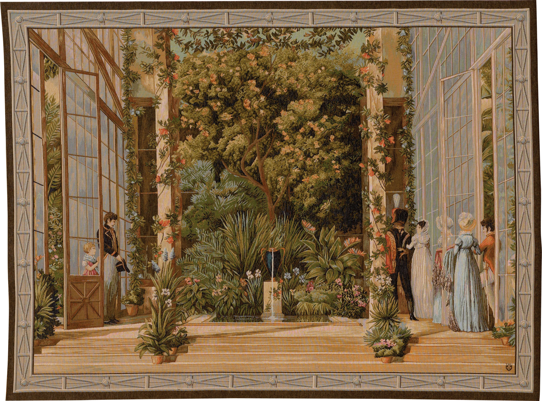 Das große Gewächshaus Wandteppich | Größe: 150 × 200 cm