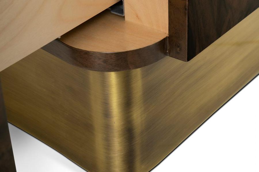 Designer-Holz-Nachttisch