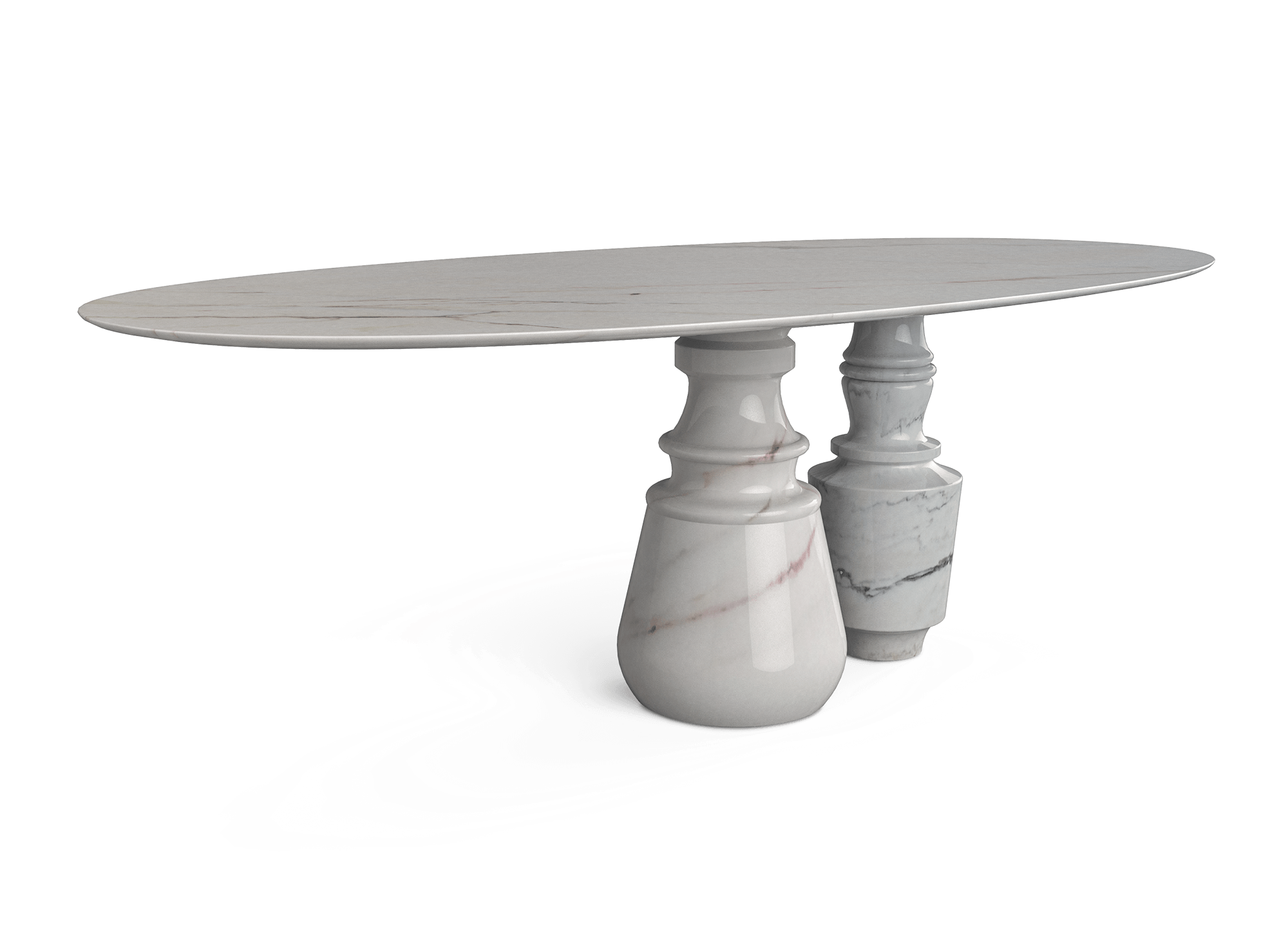 Obsidian Ovaler Estremoz Esstisch