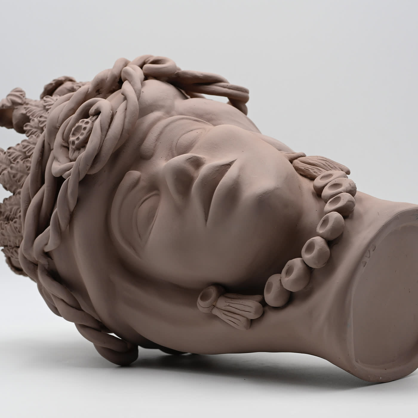 Maure‑Kopf Sand‑Skulptur