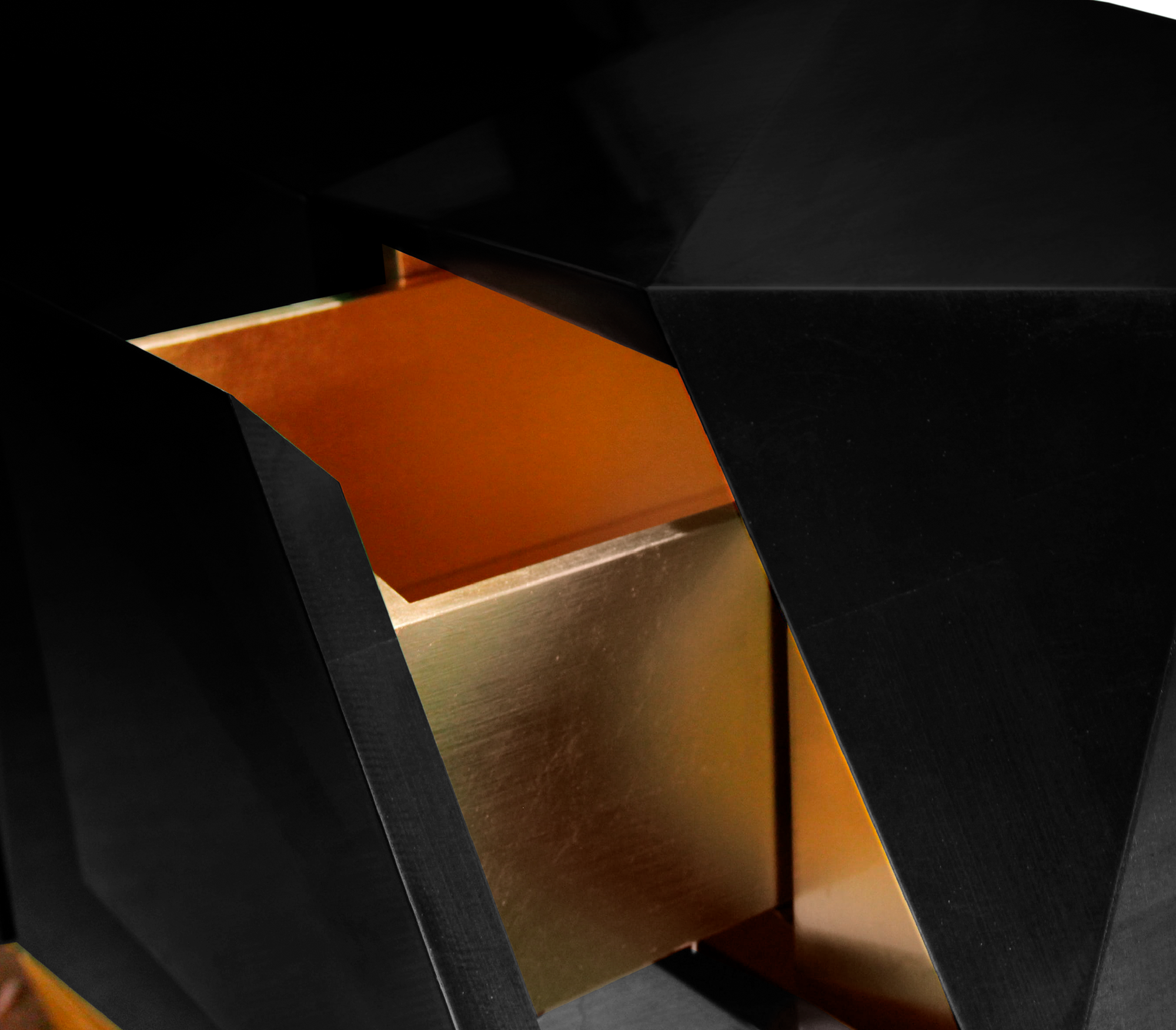 Prism 3 Schwarzes Sideboard